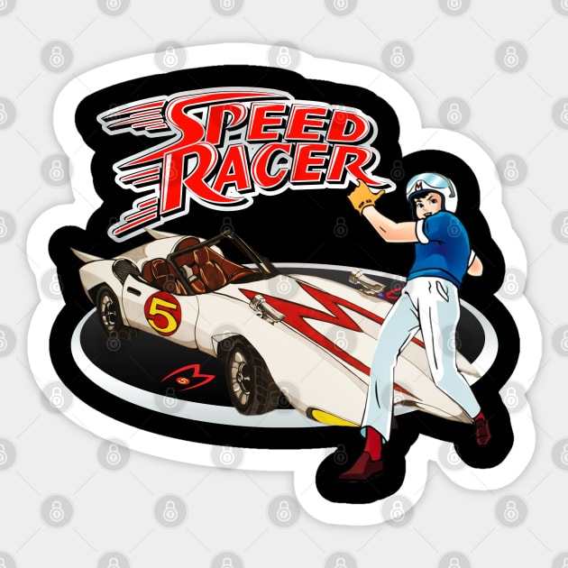 Go Speed Racer Go Go!!! Sticker by borutohead